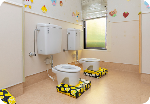 トイレなど設備の様子